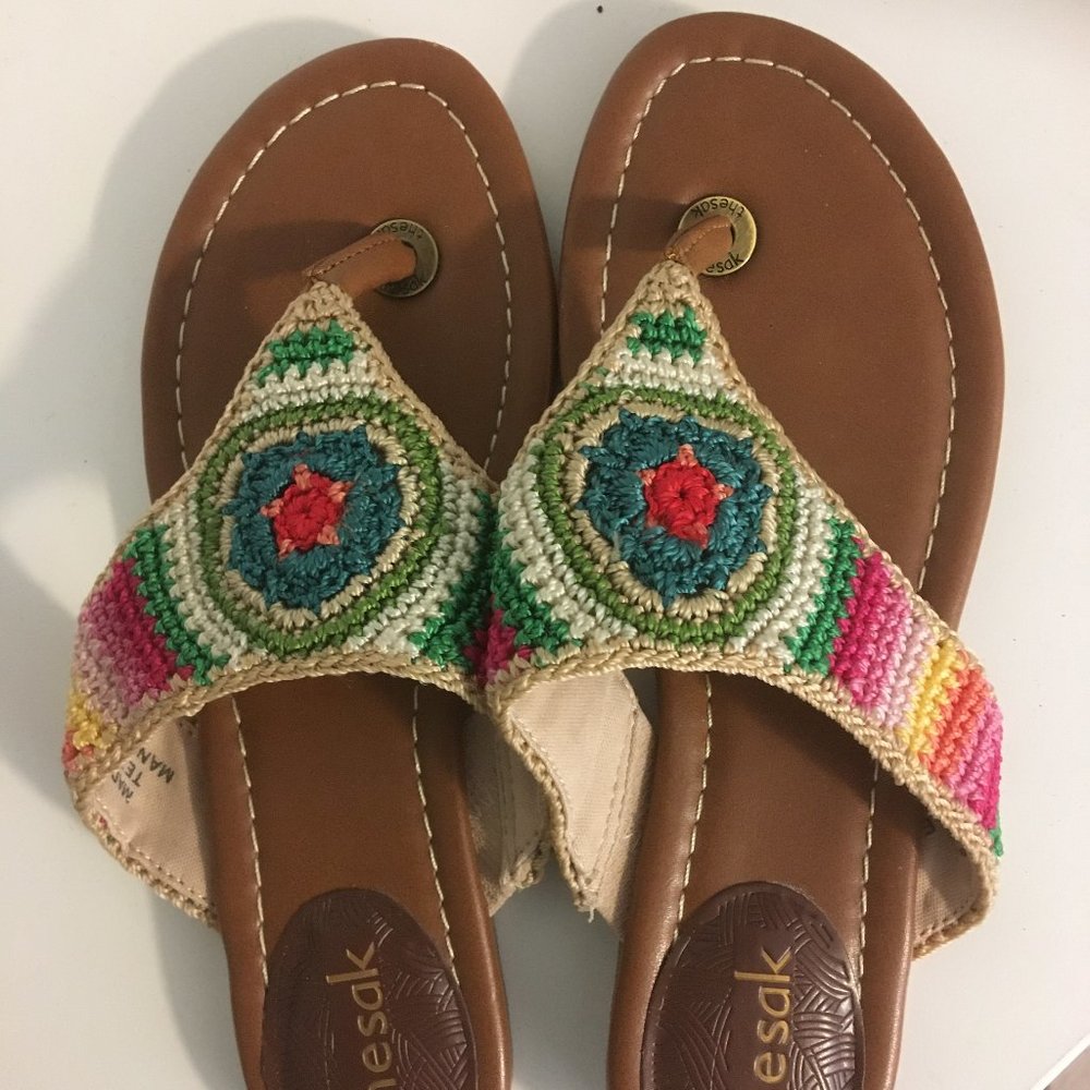 The Sak Crochet Sandals (Size 7) Never Worn